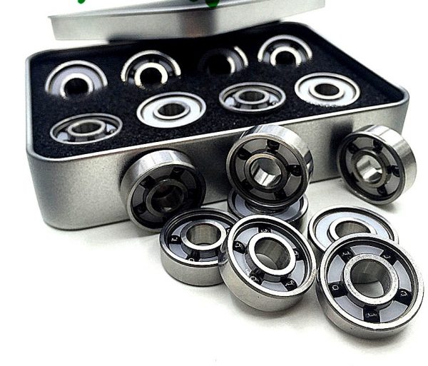 HYBRID SI3N4 - 5 Balls Ceramic Inline Bearings (608) - Image 4