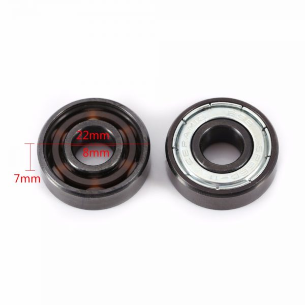 Slipway Skates Hybrid Si3N4 6 Balls Ceramic Bearings (627)