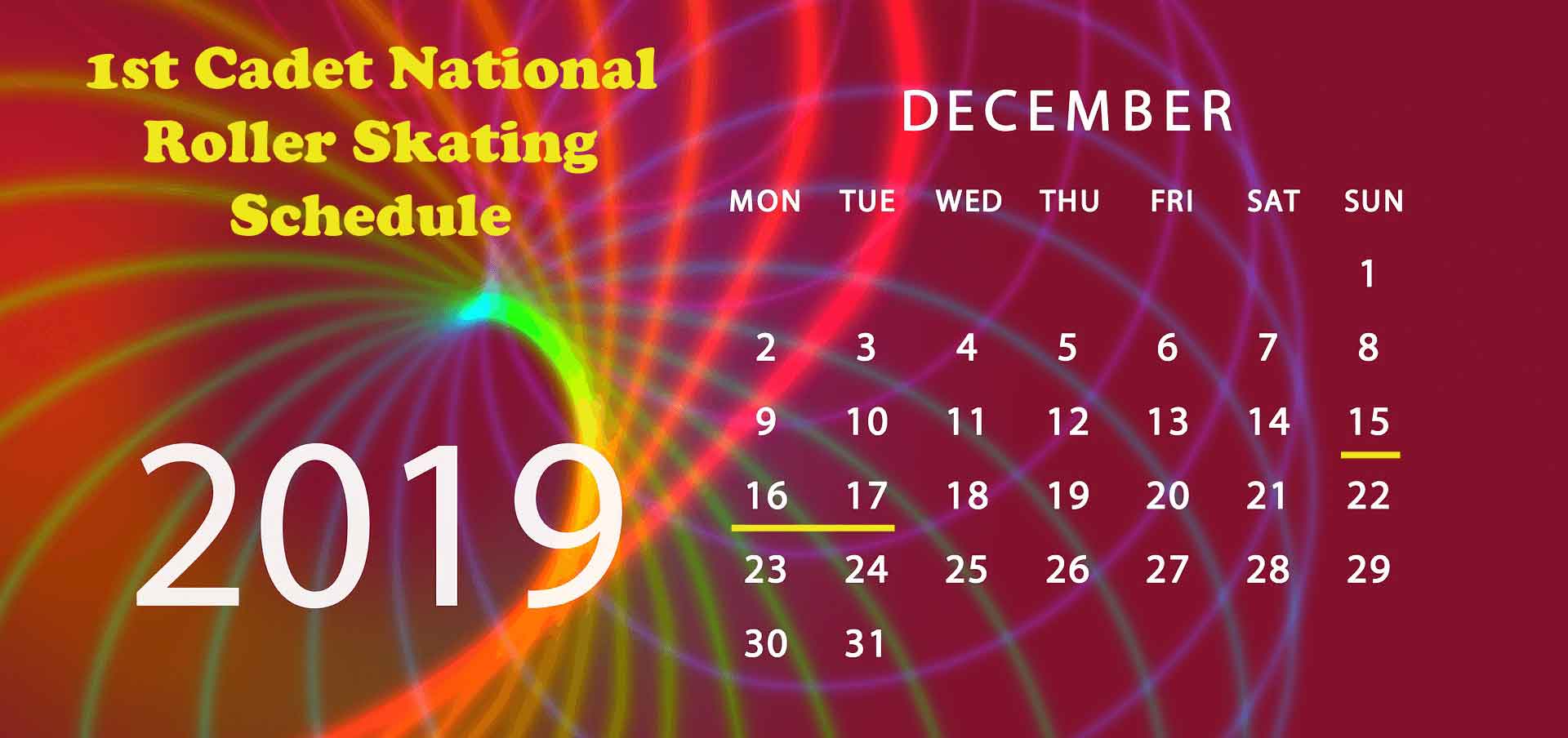 1st Cadet Nationals Speed Skating Schedule VRAT Sports